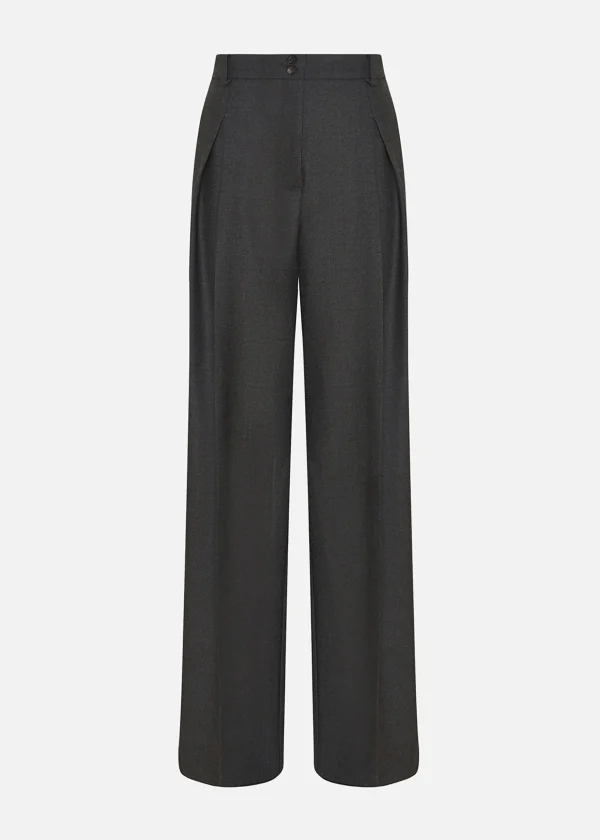 MALO Pants & Skirts<Stretch wool trousers Grey