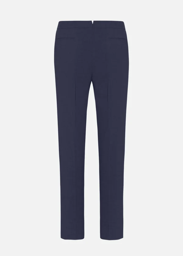 MALO Trousers<Stretch wool trousers Blue