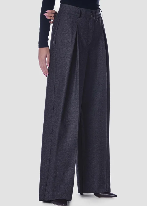 MALO Pants & Skirts<Stretch wool trousers Grey