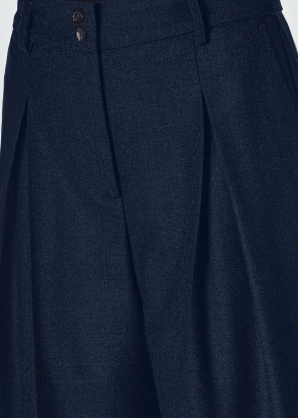 MALO Pants & Skirts<Stretch wool trousers Blue