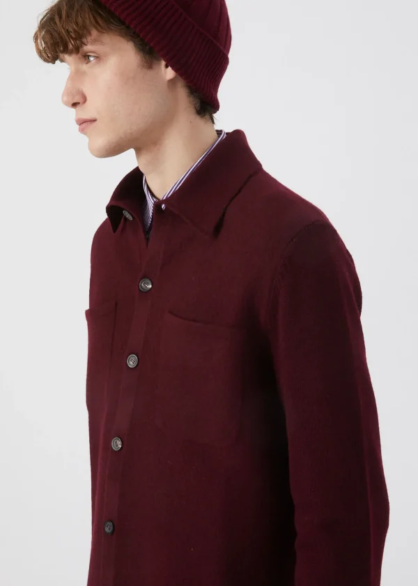 MALO For Him | Tops & Knitwear<Sustainable wool shirt Red