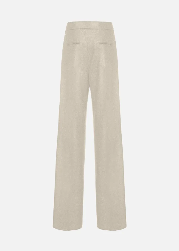 MALO Pants & Skirts<Trousers in a wool blend White