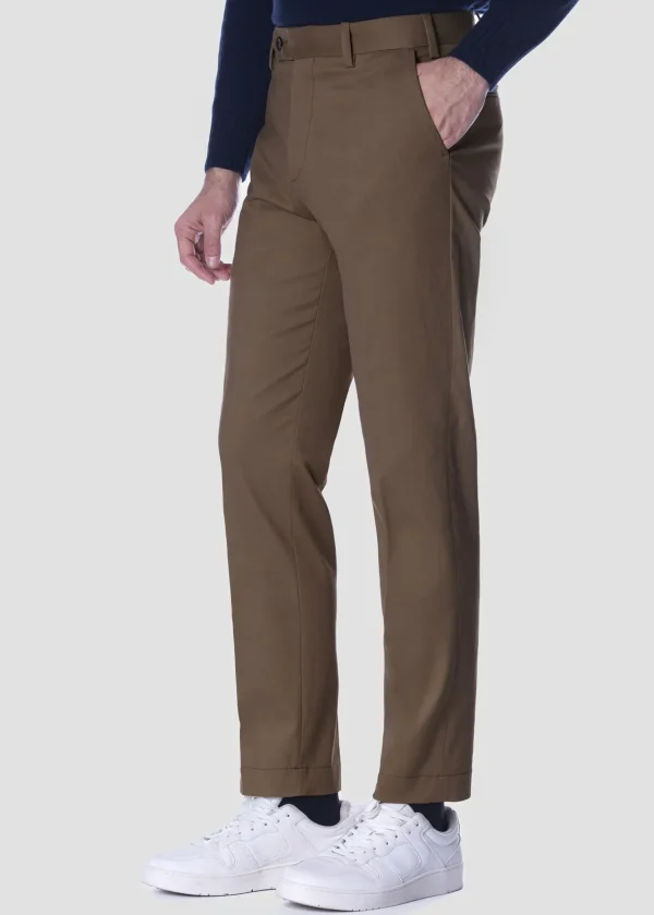 MALO Trousers<Trousers in cotton Brown