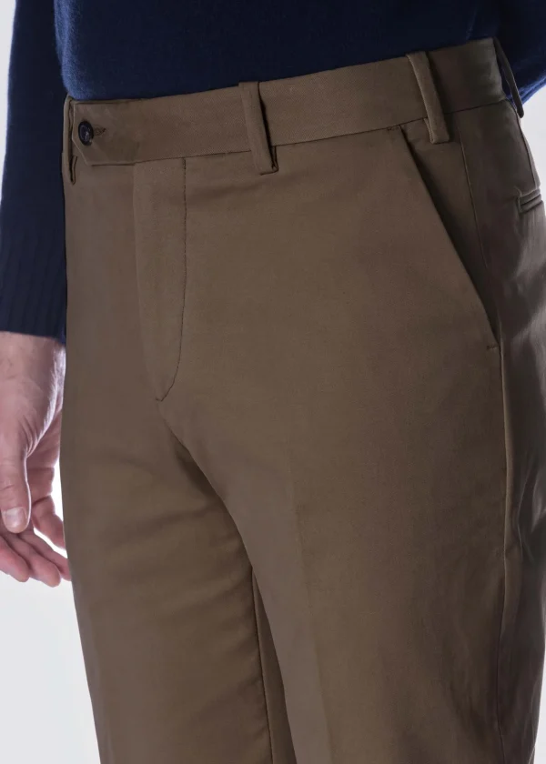 MALO Trousers<Trousers in cotton Brown