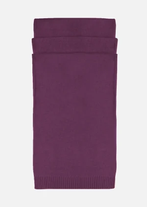 MALO Accessories | Accessories<Unisex evanescent cashmere scarf Purple