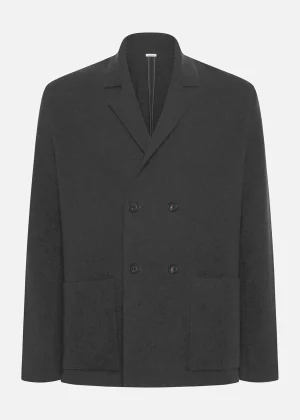 MALO Coats & Jackets<Virgin wool and cashmere jacket Grey