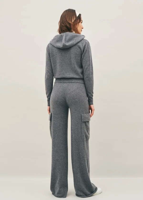 MALO Pants & Skirts<Wool and cashmere cargo trousers Grey