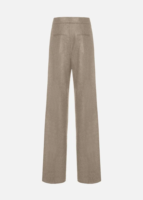 MALO Pants & Skirts<Wool flannel trousers Beige